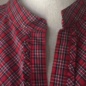 🎄 Preppy plaid blouse 🎅🏻